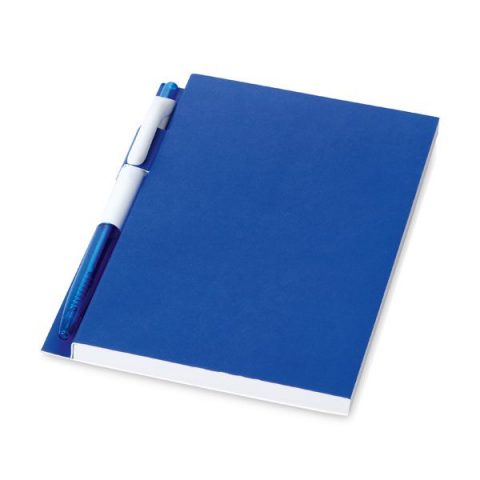 Caderno com caneta